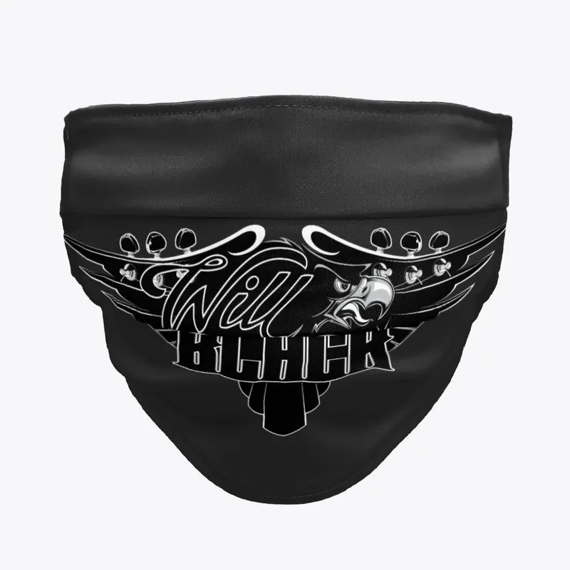 Will Black 'blackhawk' cloth facemask 1